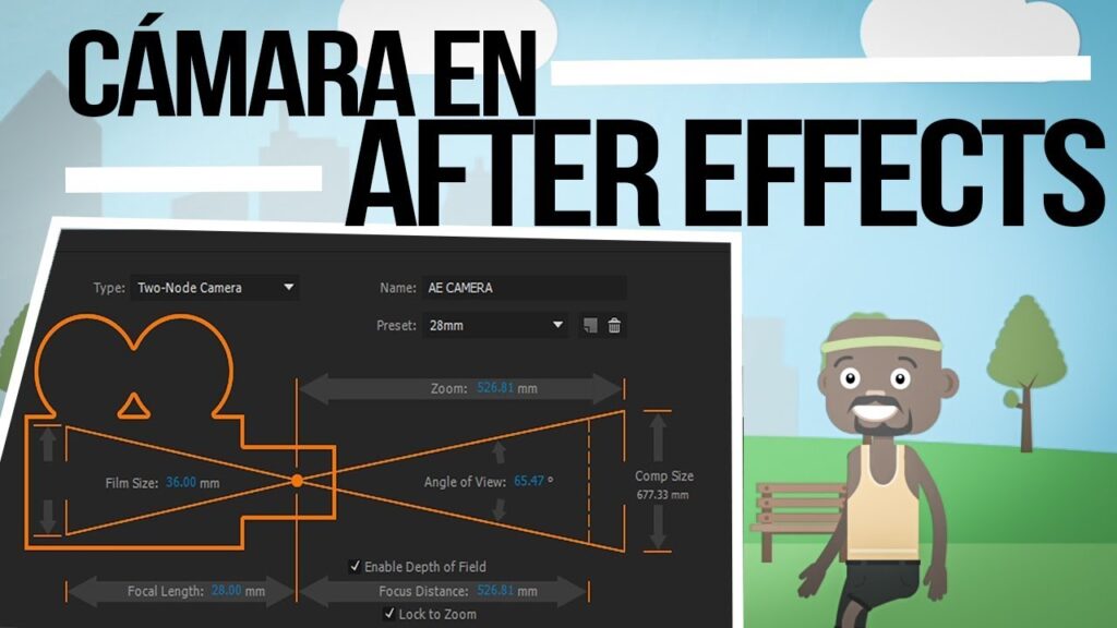 Para qué son las cámaras en After Effects y cómo se usan.