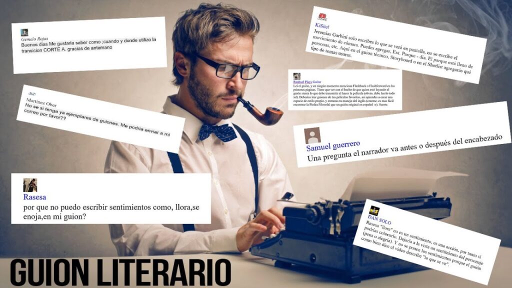 Respondiendo preguntas y dudas sobre guion literario de cine.