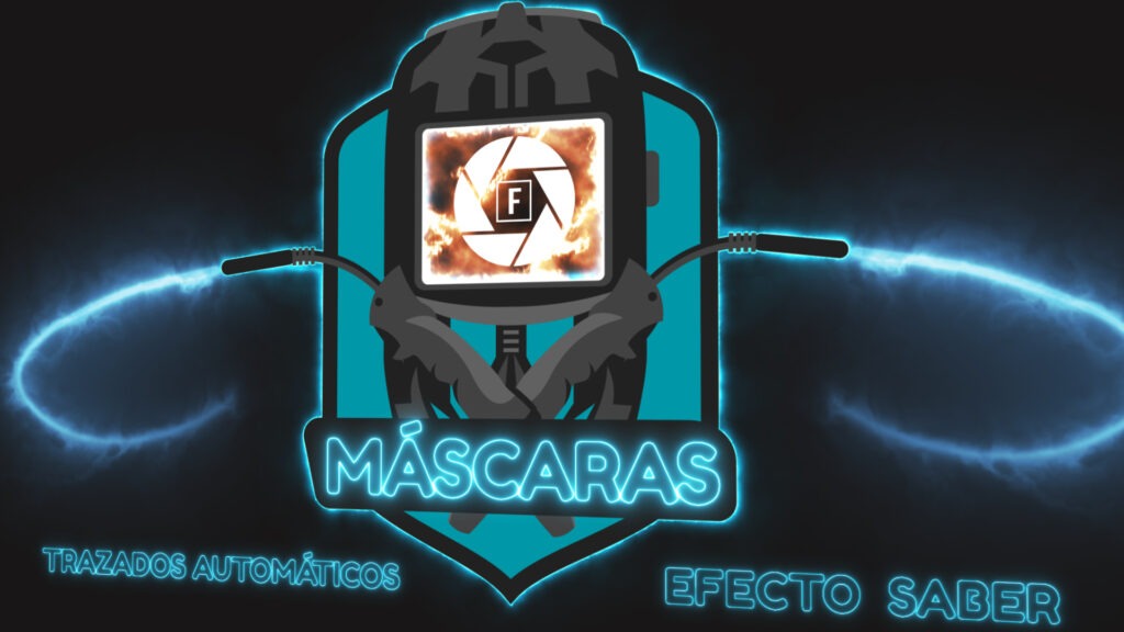 Las máscaras y efecto Saber en After Effects