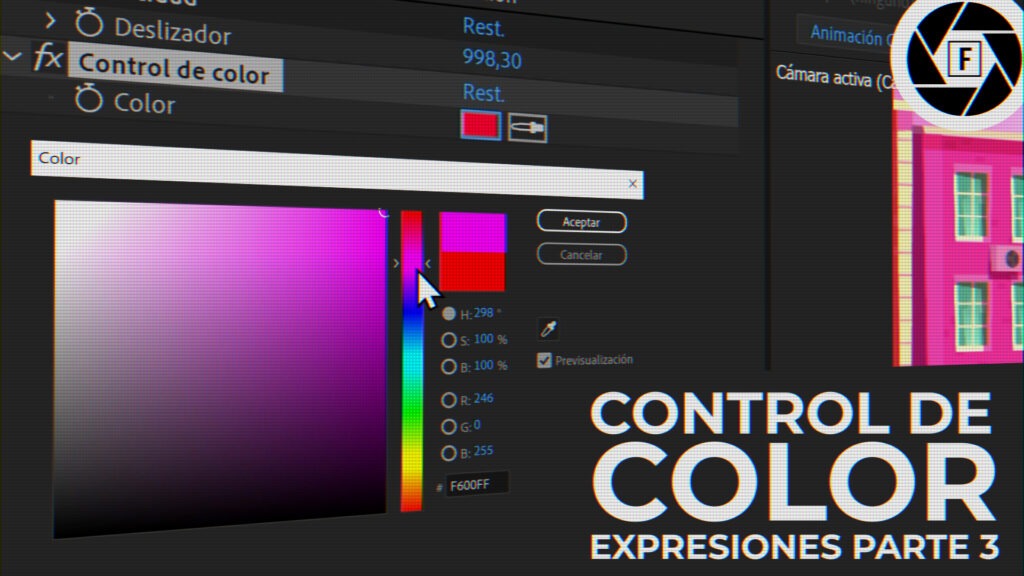 Control de color After Effects