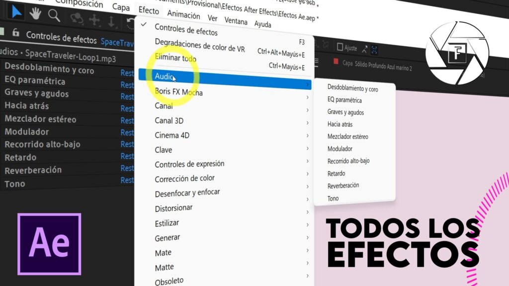 Todos los efectos de After Effects