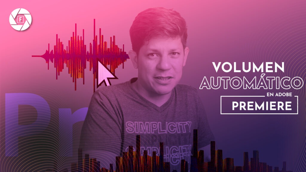 Volumen automático de la música de fondo en Adobe Premiere.