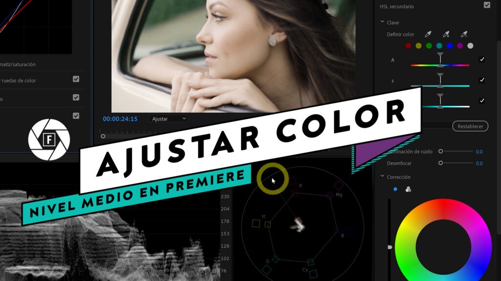 Ajustar color nivel medio en un video (Lumetri)