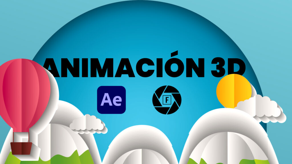 Crear y animar 3D con cámara en After Effects